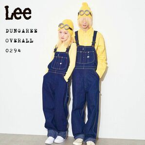 【超美品】Lee ユニセックス 復刻ダンガリーズオーバーオール 28×33