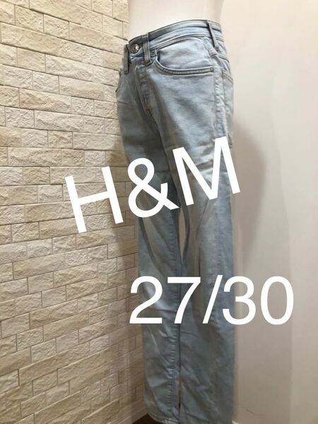 H&M レディース デニム　スキニーデニム LOW WAIST 27/30 送料無料　即決