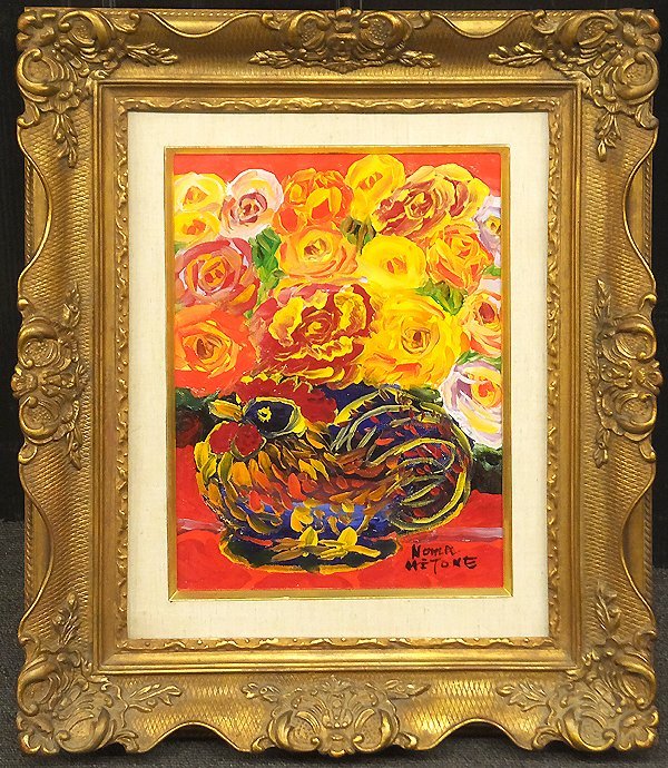 2023年最新】ヤフオク! -絵画 油彩 薔薇(ホビー、カルチャー)の中古品