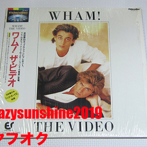 ワム！ WHAM! レーザーディスク LASERDISC LD THE VIDEO ザ・ビデオ BAD BOYS ジョージ・マイケル GEORGE MICHAELの画像1