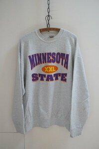 θ FRUIT OF THE LOOM プリントスウェット 三段 MINNESOTA STATE / MADE IN USA