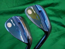 445410★中古★2本ＳＥＴ★Ｍｉｚｕｎｏ　Ｐｒｏ　Ｓ１８（ブルー）　52度＆56度★ＮＳ　ＰＲＯ　８５０ＧＨ★Ｓ★_画像1