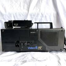 ソニー SONY ビデオカメラ Video8 AF CCD-V8AF アダプター ケース付 レトロ家電 ビデオカメラレコーダー レトロ_画像3