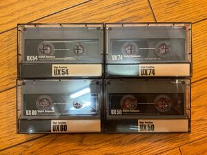SONY カセットテープ ハイポジション　UX 50分54分60分74分　中古4本