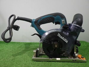 使用感あり★マキタ 100mm 防じんマルノコ KS4000FX コード式 木材 切断 電動工具 makita 黒いラバー剥がれあり 中古品