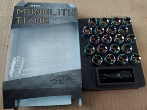 協永産業 Kics モノリス MONOLITH M12×P1.5 ネオクロ 20pcs ナット 20本 セット トヨタ レクサス KYO-EI