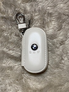 BMW　白革レザー スマートキーケース カバー 11