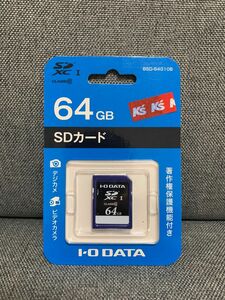 SDカード　アイオーデータ機器　64GB