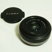 パナソニック LUMIX G 20mm F1.7 ASPH. H-H020_画像1