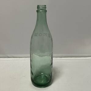 白酒 空き瓶 ウランガラス ブルー 中国 レトロ 青 ガラス 瓶 空瓶 レア 気泡 メーカー不明 固の画像2