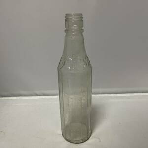 台湾省 空き瓶 マンガンガラス 酒公売局 瓶 レトロ 空瓶 ガラス 瓶 オレンジ 柿 アンバー