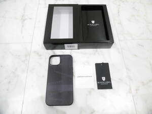 【限定品！新品未使用品タグ箱付】 ブラックレーベルクレストブリッジ iPhone13 ケース BLACK LABEL CRESTBRIDGE LIMITED EDITION 09