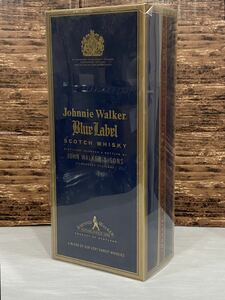 ◯【未開栓】Johnnie Walker Blue Label ジョニーウォーカー ブルーラベル スコッチウイスキー 750ml 43% 重量約1.6kg 箱付き 保管品◯