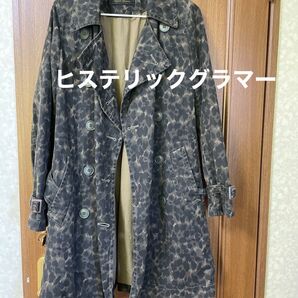 ヒステリックグラマー トレンチコート レオパード