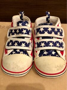 converse コンバース　オールスター　アメリカ柄　レア　14.5cm