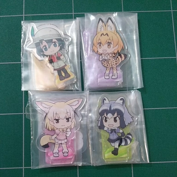 けものフレンズ アクリルフィギュア サーバル カバン アライ フェネック ４種セット 未開封新品 カバンちゃん アライさん