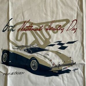＜CAR＞第6回 ナショナル・ヒーリー・デイ クラブ Tシャツ Lサイズ 1990年代 日本製 AUSTIN HEALEY オースチン ビッグヒーレーの画像4