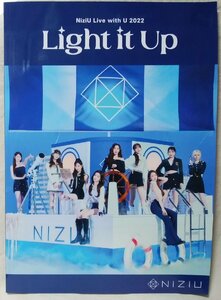 ★★NIZIU LIVE WITH U 2022 LIGHT IT UP★ライブ ツアーパンフレット★中古本 [3256BOK