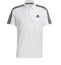 未使用即決 adidasアディダス M D2M 3ストライプス ポロシャツ Mサイズ ホワイト 42504-GM2138_画像1