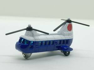ち12★トミカ ミニカー 川崎 カワサキ バートル KV-107II ヘリコプター トミカくじ ブルー×ホワイト
