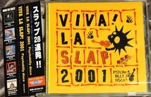 送料無料！中古CD帯あり VIVA LA SLAP! 2001 Psychobilly disco 検:SPIDERZ / カタカルタ / WRECKIN' BABYS / BATTLE FISH / LOVE DOLLS_画像1