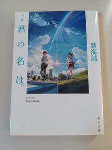 小説　君の名は。　著者:新海誠　角川文庫