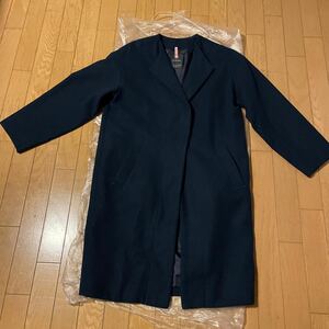 wcloset 紺　コート　フリーサイズ　クリーニング済