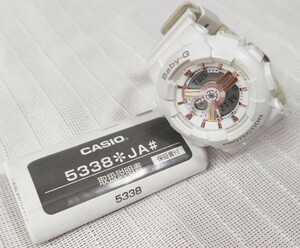 【美品】CASIO G-SHOCK BABY-G ベビージー 5338 BA-110RG