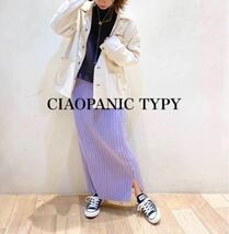 新品　CIAOPANIC TYPY★スリット入ニットロングスカート_画像4