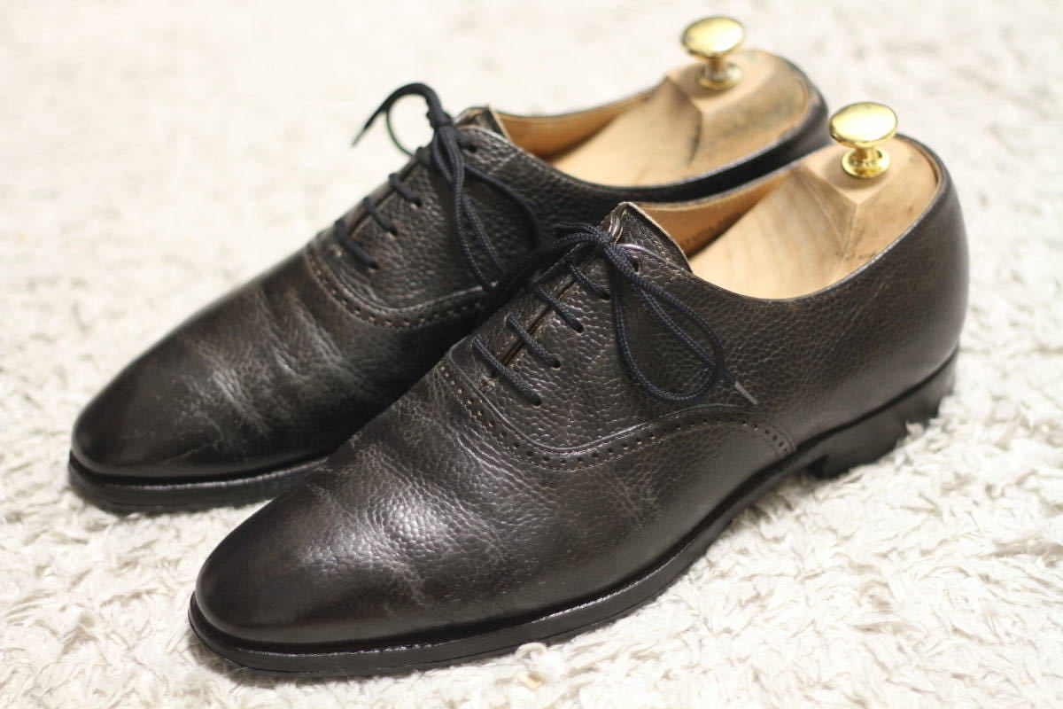 良品】CROCKETT & JONES グレインレザー ウィングチップ PEMBROKE 6E