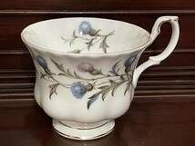 ● Brigadoon トリオセット Royal Albert ティーカップ ソーサー プレート イギリス アンティーク ヴィンテージ B_画像3