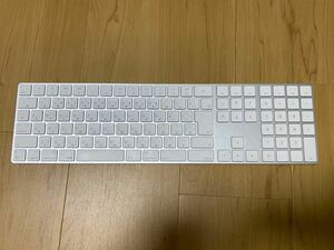 Apple Magic Keyboard アップル マジックキーボード MQ052J/A テンキーあり JIS ワイヤレスキーボード A1843