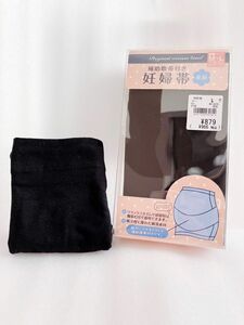 マタニティ 妊婦帯・マタニティショーツ M〜Lサイズ 2点セット 黒 新品未使用品