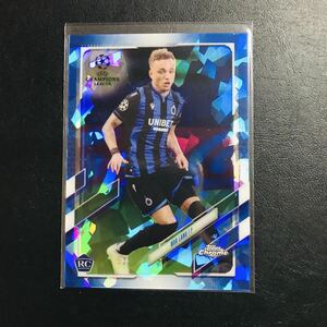 (RC) Noa Lang / 2020-21 Topps Chrome Sapphire Edition UEFA Champions League ルーキーカード ノア・ラング PSV オランダ代表