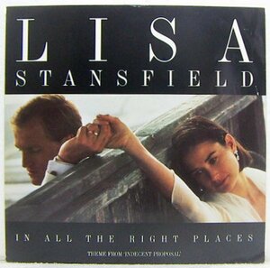 12”Single,LISA STANSFIELD　IN ALL THE RIGHT PLACES 　輸入盤