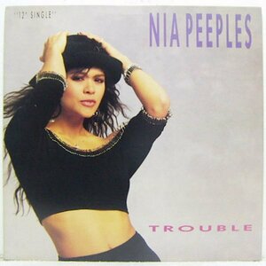 12”Single,NIA PEEPLES　TROOUBLE　輸入盤