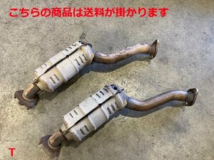 ホンダ　フィット　GD1　L13A　上、中　2センサータイプ　触媒　2個　カット品　ジャンク