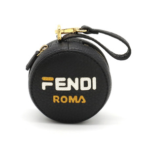 FENDI フェンディ フェンディマニア FILAコラボ エコバッグ トートバッグ ナイロン レザー ブラック マルチカラー