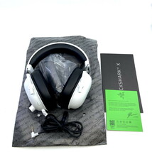 開封済み未使用品 Razer BlackShark V2 X White ゲーミングヘッドセット 有線 RZ04-03240700-R3M1 (Y1016_4)_画像3