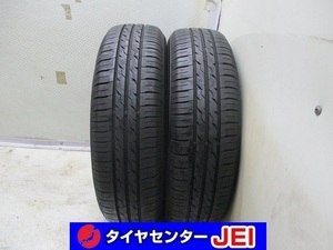 165-70R14 8.5分山 イエローハット エコファイン 2021年製 中古タイヤ【2本】送料無料(M14-5348）