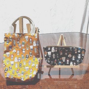 №7 ミニトートバッグとペンケース