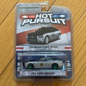 グリーンライト 2012 Dodge Charger Hot Pursuit Police Greenlight ダッジ チャージャー アメ車 ホットパシュート グリーンマシーン