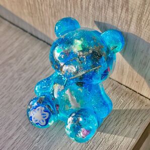 オルゴナイト 【お座りクマちゃん】元気いっぱいビタミンカラー 開運 厄除け 金運 恋愛 健康