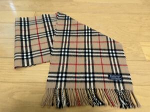 BURBERRY　バーバリー　マフラー　ラムウール100％　キャメル　送料無料!!!