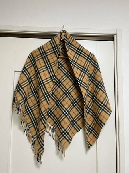 BURBERRY バーバリー マフラー カシミア100％ キャメル 美品 送料無料｜PayPayフリマ