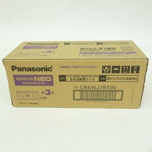 106【未開封】Panasonic/パナソニック LR6NJ/8SW アルカリ乾電池エボルタネオ EVOLTA NEO 8本お買い得パック 30パック入り(240本)