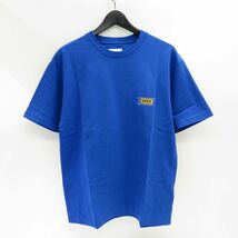 130【未使用】VLANK CONCEPT WEAR ブランクコンセプトウェア Tシャツ 半袖 サイズ1 ブルー_画像1