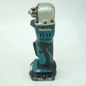 104 makita/マキタ 18V 10mm 充電式アングルドリル DA350D バッテリー付 電動工具 ※中古