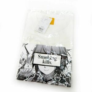 131【未開封】#FR2 エフアールツー SMOKING KILLS アニメ Tシャツ XLサイズ ホワイト