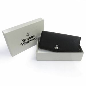 151 Vivienne westwood ヴィヴィアンウエストウッド Victoria ヴィクトリア クラシック オーブ 長財布 51060025-40565 ※中古現状品